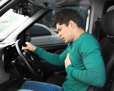 Infarto autista camion