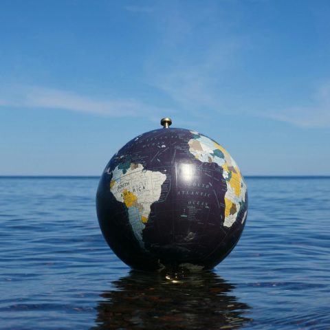 Pianeta in acqua canva
