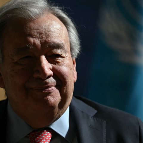 Guterres segretario onu a londra afp