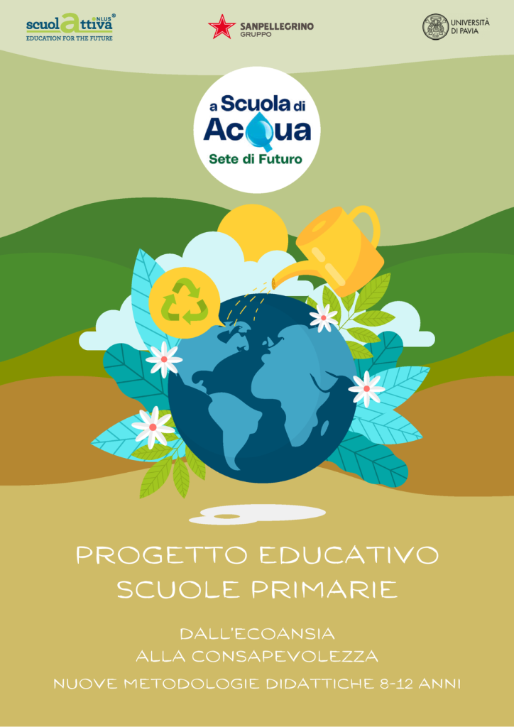 Sostenibilità, progetto 'A Scuola di Acqua Sete di Futuro' promosso da Sanpellegrino e ScuolAttiva Ets