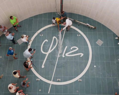 A Padova inizia a riempirsi PHI12, la piscina con acqua termale più profonda al mondo