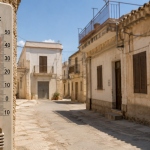 Caldo estremo e strade deserte
