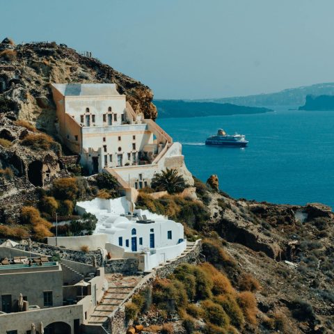 Santorini grecia canva