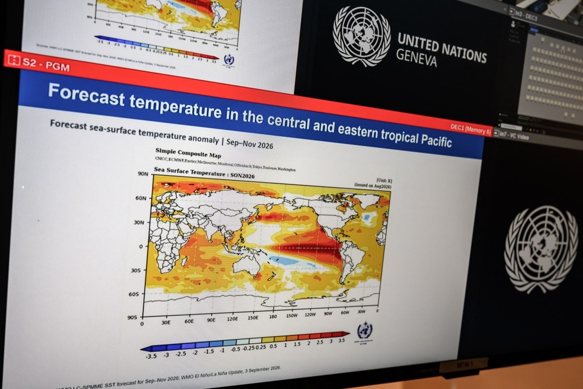 Aggiornamento WMO su El Niño
