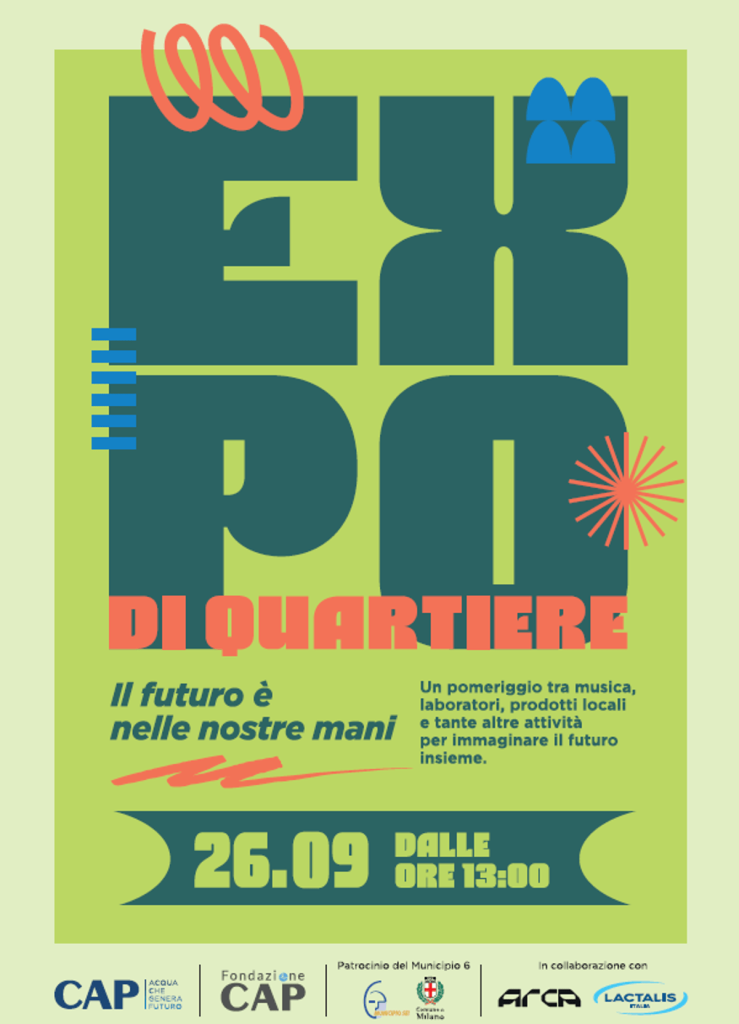 Gruppo Cap e Lactalis insieme per l’expo di quartiere alla Barona