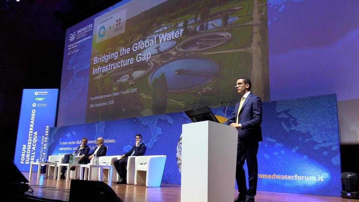 Acqua: Pastorello (Acea): "Nell'area euromediterranea gap da 1.200 mld e 28 milioni di posti di lavoro"