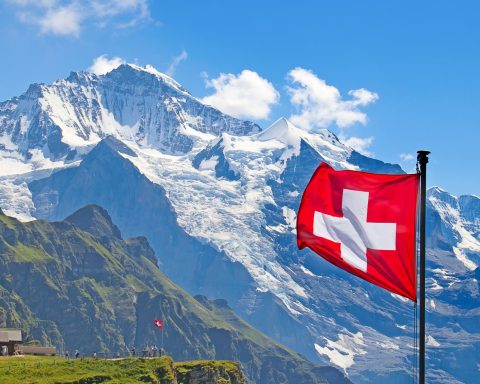 Ghiacciai svizzera canva