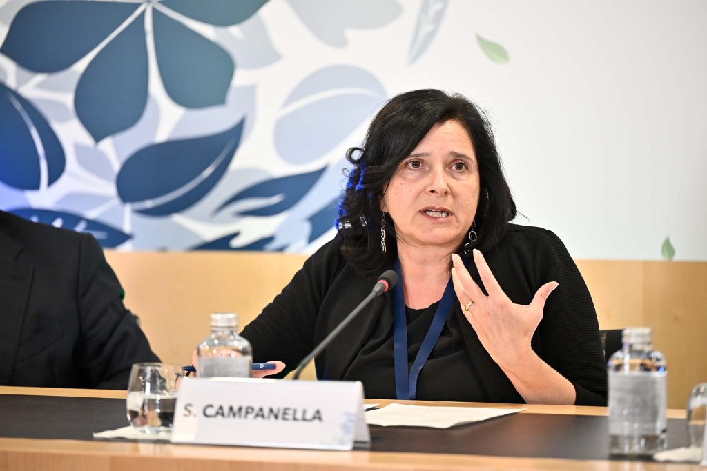 Silvia Campanella, Head of Communications & Sustainability di Subito, interviene al panel “Decarbonizzazione, economia circolare e territorio” durante l'evento Adnkronos Q&A