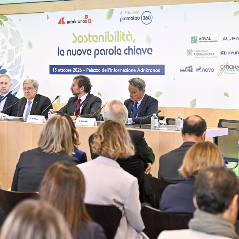 Un momento dell'evento Adnkronos Q&A 'Sostenibilità, le nuove parole chiave'
