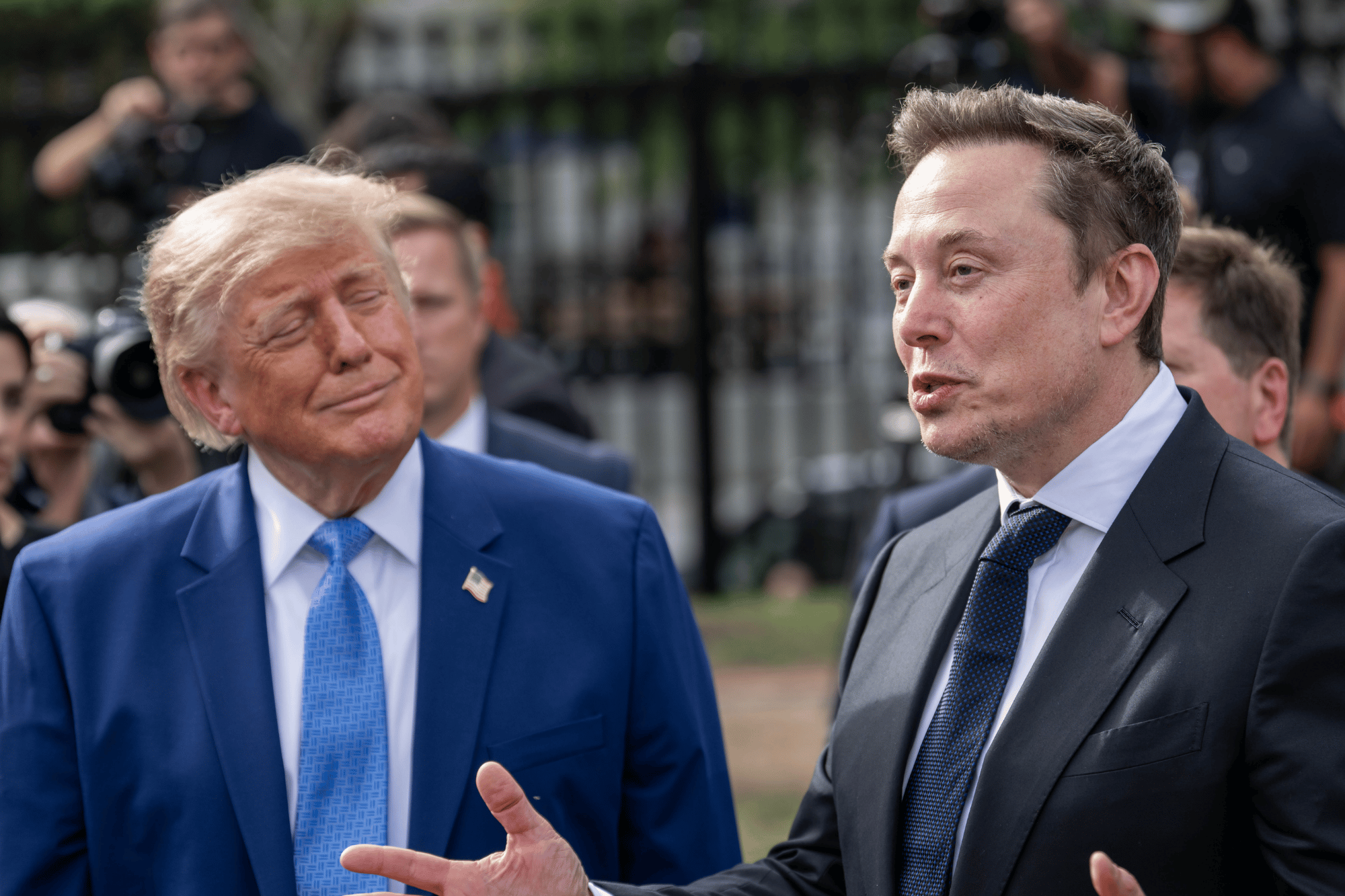elon musk e donald trump