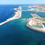 Il porto di Civitavecchia dall'alto