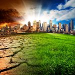 Effetti cambiamento climatico su una città