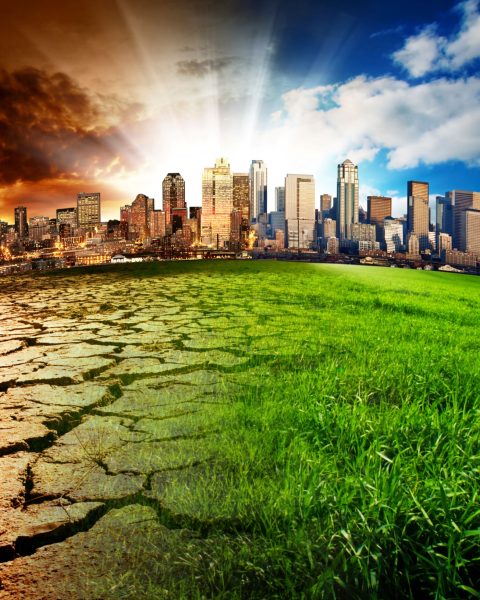 Effetti cambiamento climatico su una città