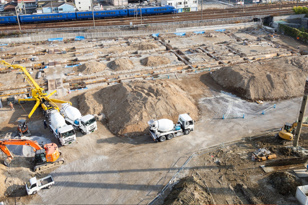 Cantieri per edifici che consumano suolo