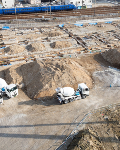 Cantieri per edifici che consumano suolo