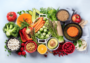 Piatto vegano canva